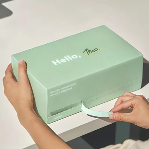 Boîte d'expédition en carton personnalisée avec logo, bande adhésive à déchirer, auto-adhésive, pour envoi postal, rose avec fermeture éclair - Product Image 2