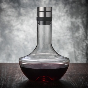 <span class=keywords><strong>Carafe</strong></span> à <span class=keywords><strong>vin</strong></span> verseur en verre borosilicaté de haute qualité Offre Spéciale décanteur à <span class=keywords><strong>vin</strong></span> rouge en verre magique rapide avec <span class=keywords><strong>bouchon</strong></span> - Product Image 2
