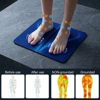 Tapis de mise à la terre en fibre d'argent, vente en gros d'usine, pour soulager la fatigue, tapis conducteur pour la maison, le bureau et la chaise de bureau