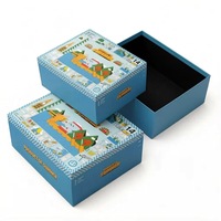 Boîtes cadeaux de luxe en carton rigide gaufré, design bateau-dragon, écologiques, recyclables, avec doublure en éponge, sur mesure pour bougies