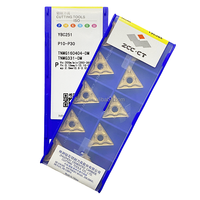 Plaquettes en carbure DM de qualité ZCC TNMG160404 YBC251 pour outil de tournage CNC, support OEM, MOQ 10 pièces
