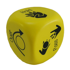 Biểu tượng tùy chỉnh PU mềm bọt căng thẳng xúc xắc giá rẻ bán buôn Thần Tài Cube xúc xắc 12-mặt PU xúc xắc chống căng thẳng bóng - Product Image 4