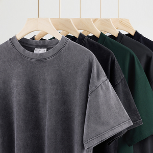 T-shirt da Uomo Streetwear Monopezzo in Cotone Girocollo, Leggera, Sostenibile e di Alta Qualità con Logo Personalizzato - Product Image 1