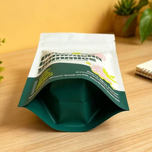 Custom Brand Plastic Mylar Bag Smell Proof Aluminum Foil Resealable Gummy Packaging Bags Stand Up Pouch - Product Image 5