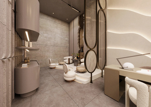 Nordic Style Hair Salon Full Store Fitting and Custom Design Plan - Product Image 3