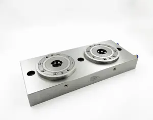 Sistema de fixação mecânica de ponto zero, peça de torno CNC de 4 eixos, braçadeira de fixação para trabalho HE-R06675