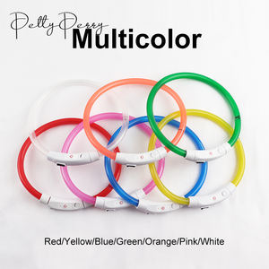 조정 가능한 <span class=keywords><strong>Led</strong></span> 빛 개 애완 동물 목걸이 중국에서 만든 야간 조명 애완 동물 개 고양이 개 안전 조명 플래시 목걸이 애완 동물 용품 - Product Image 3