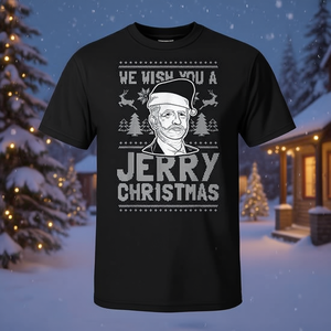 Nous vous souhaitons une joyeuse Noël avec un t-shirt de Noël Jerry Jeremy Corbyn - Product Image 3