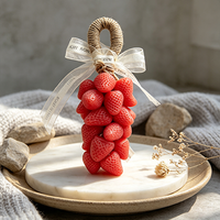 Savon suspendu en forme de grappe de raisin couleur macaron, savon transparent parfumé en cristal, cadeau pour invités de mariage, souvenir de baby shower, vente en gros