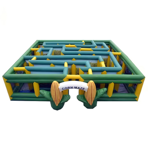 Paradis personnalisable Grand labyrinthe gonflable Exercice de loisirs pour adultes Parcours <span class=keywords><strong>d</strong></span>'obstacles Château gonflable mobile - Product Image 2