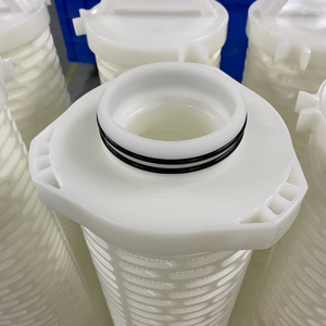 Cartouche filtrante pliée en polypropylène haute pureté liquide 33 mm Machine d'élément filtrant enroulé PP multicouche pour la filtration de colorant - Product Image 1