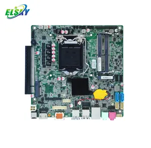 ELSKY 마더 보드 lga 1700 win10 win11 게임 PC 메인 보드 QM5100 프로세서 로켓 레이크 11 세대 코어 i7 H510