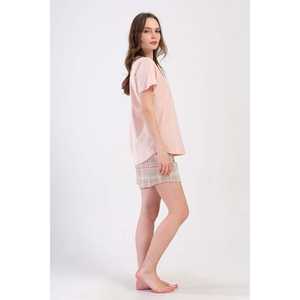 Ensemble élégant pour femme avec veste courte à col rond et manches courtes, idéal pour tous les jours - Product Image 3