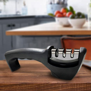 Accessoires de cuisine de haute qualité, aiguiseur de couteaux professionnel à 3 étapes pour aider à réparer, restaurer et polir les lames - Product Image 2