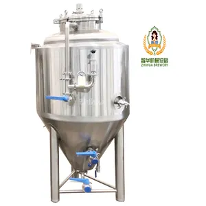 Mesin fermentasi bir, 200L keruncut mikro Fermenter SUS304