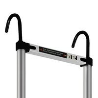 Échelle télescopique en aluminium antidérapante 4,1 m Échelle d'extension professionnelle pour toiture