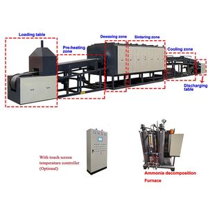 Horno de Tratamiento Térmico de Mufla para Sinterización de Metalurgia de Polvos con Cinta Transportadora de Malla Continua HCS - Product Image 1