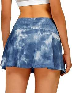 Falda Deportiva Plisada Ligera para Mujer con Bolsillo y Shorts para Tenis, Golf y Pickleball, Ropa de Entrenamiento con Logo en la Cintura Delantera - Product Image 5