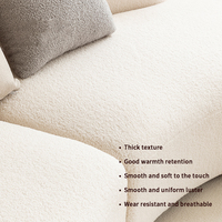 Ensemble de canapé-lit modulaire moderne en tissu de lin et mousse compressée, design carré, pour appartement, hôtel, hôpital, trois pièces, mobilier de maison