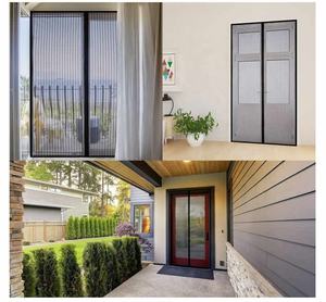 2023 fábrica al por mayor nueva mosquitera magnética diseño moderno cortina de puerta de pantalla de poliéster a prueba de <span class=keywords><strong>mosquitos</strong></span> - Product Image 6