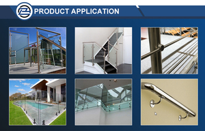 Bán buôn vòng thép không gỉ thanh ngang chủ, 304/316 lan can ống nối phù hợp cho nội thất bên ngoài - Product Image 6