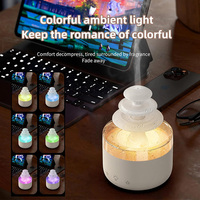 Humidificateur ultrasonique personnalisé avec simulateur de nuage de pluie pour l'aromathérapie et la diffusion d'huiles essentielles