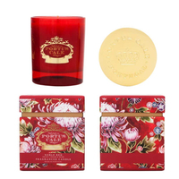 Pot en verre rouge de noël, diffuseur de bougie parfumé avec couvercle en métal, 50 pièces, boîte de luxe décorative personnalisée, pour noël