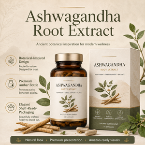 Extracto de Raíz de Ashwagandha 100% Natural Puro, Cápsulas de 600mg, Sin Rellenos, Sin <span class=keywords><strong>Gluten</strong></span> para Adultos, 5% de Withanólidos, Apoyo Inmunológico Vegano - Product Image 3