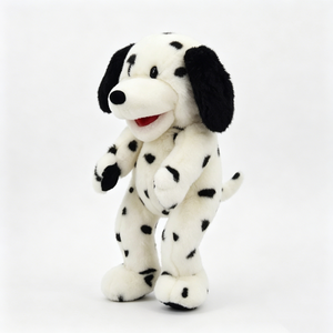 Marioneta de mano personalizada de perro, marioneta de perro con manchas, marioneta de mano de peluche de perro, marioneta de peluche de dálmatas - Product Image 2