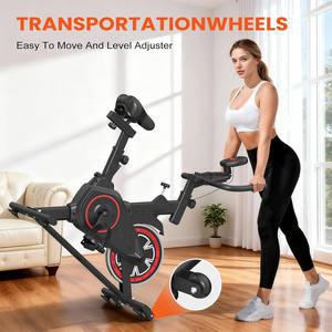 Vélo <span class=keywords><strong>de</strong></span> spinning magnétique professionnel pour la maison et le commerce, idéal pour l'exercice aérobie et le fitness en intérieur - Product Image 6