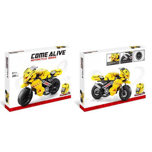 Cậu bé quà tặng 286 mảnh DIY xe máy mô hình khối xây dựng <span class=keywords><strong>Set</strong></span> nhựa xe máy đồ chơi cho các lứa tuổi 5-7 năm - Product Image 3