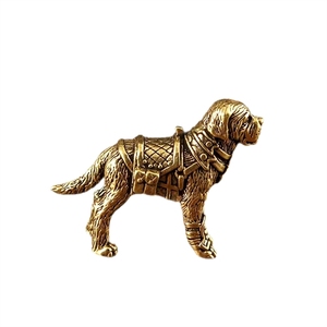 1 pièce Figurine de chien <span class=keywords><strong>Labrador</strong></span> Retriever rétro en laiton, ornement animalier, décoration de bureau, vente chaude - Product Image 6