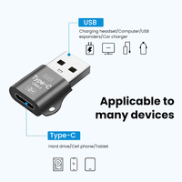 Adaptador OTG USB 3.0 Tipo C Hembra a Macho de Aleación de Aluminio, Nuevo, para Macbook, para S23/S22, Salida de CC Móvil