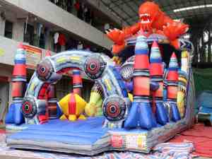 Castillo Inflable con Diseño Original Alien <span class=keywords><strong>Titanic</strong></span>, Combo Inflable con Toboganes, Inflables Comerciales para Exteriores - Product Image 2