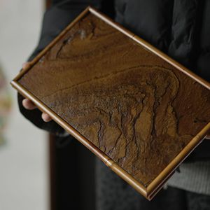 Xiangfei Bamboo Rock <b>Tea</b> <b>Tray</b>, <b>Tea</b> Saucer, <b>Tea</b> Serving <b>Tray</b>, Scholar's <b>Tea</b> Set Storage <b>Tray</b>, Antique <b>Tea</b> <b>Tray</b>, Dry Brewing Table - Product Image 4