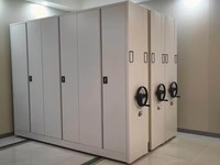 Étagères compactables verrouillables pour bureau moderne, rangement d'archives, optimisation de l'espace, vente en gros pour le commerce extérieur, achat en gros de mobilier métallique mobile