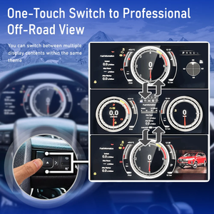 Écran numérique LCD 12,3 pouces pour tableau de bord Toyota Innova 2016-2022 – Amélioration du cockpit virtuel et du compteur de vitesse - Product Image 4