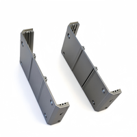 Boîtier de dissipation thermique en alliage d'aluminium anodisé pour mini instrument électronique WiFi portable 5G, usinage CNC personnalisé, fil EDM QX