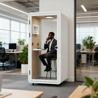 Pod d'appel téléphonique de bureau insonorisé mobile de haute qualité durable personnalisé à vendre