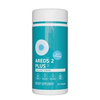 AREDS 2 PLUS Gélules de soutien visuel, Mélange de Lutéine, Zéaxanthine, Astaxanthine, DHA et Safran, 120 unités