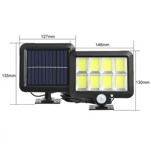 Lámpara Solar para Exteriores con Sensor de Movimiento, Resistente al Agua, COB LED, 3 Modos, Cable de 5 Metros, Lámpara de Seguridad Solar para Jardín, Patio y Garaje - Product Image 6
