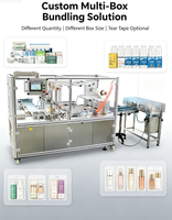 Machine d'emballage en cellophane pour produits cosmétiques et articles de toilette, emballage multi-boîtes PF680