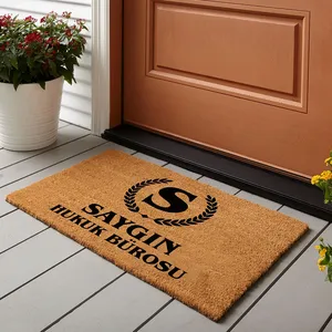 Tapis de porte personnalisé pour cabinet d'avocats avec logo et nom - Product Image 1