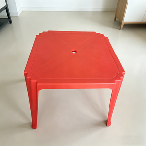 <b>Outdoor</b> <b>Plastic</b> Square <b>Table</b> 70x70x72cm Durable For <b>Outdoor</b> Use - Product Image 3