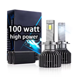 Gpne หลอดไฟหน้าแบบ Bi-LED พลังสูง100W H4อินเตอร์เฟซ6500K โทนสีคูลไวท์ไนท์-HD - Product Image 4