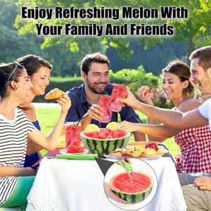 Practical <b>Kitchen</b> <b>Gadget</b> New Cross-Border Stainless Steel Watermelon Slicer Fruit Ball Chopper for Cutting Vegetables Manual - Product Image 4