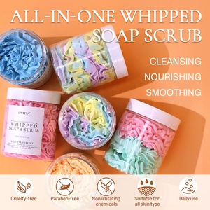 Exfoliante Corporal Artesanal de Marca Blanca para una Piel Suave, Jabón Exfoliante Colorido en Espuma Arcoíris - Product Image 4