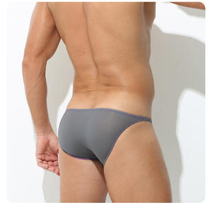 Culottes transparentes en nylon sexy pour hommes, nouveau design, maille respirante, motif imprimé, accessoire <span class=keywords><strong>de</strong></span> mode gay masculin, vente en gros - Product Image 2