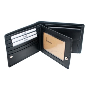 Cartera Bifold Boshiho de Cuero Genuino de Primera Capa con Bloqueo RFID para Tarjetas de Crédito, Monedero de Cuero para Hombre, Cartera de Diseño para Hombre - Product Image 3