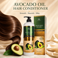 Lot en gros OEM sous marque privée – Shampoing et après-shampoing à l'huile d'avocat sans sulfate – Soin capillaire hydratant et réparateur pour cheveux abîmés